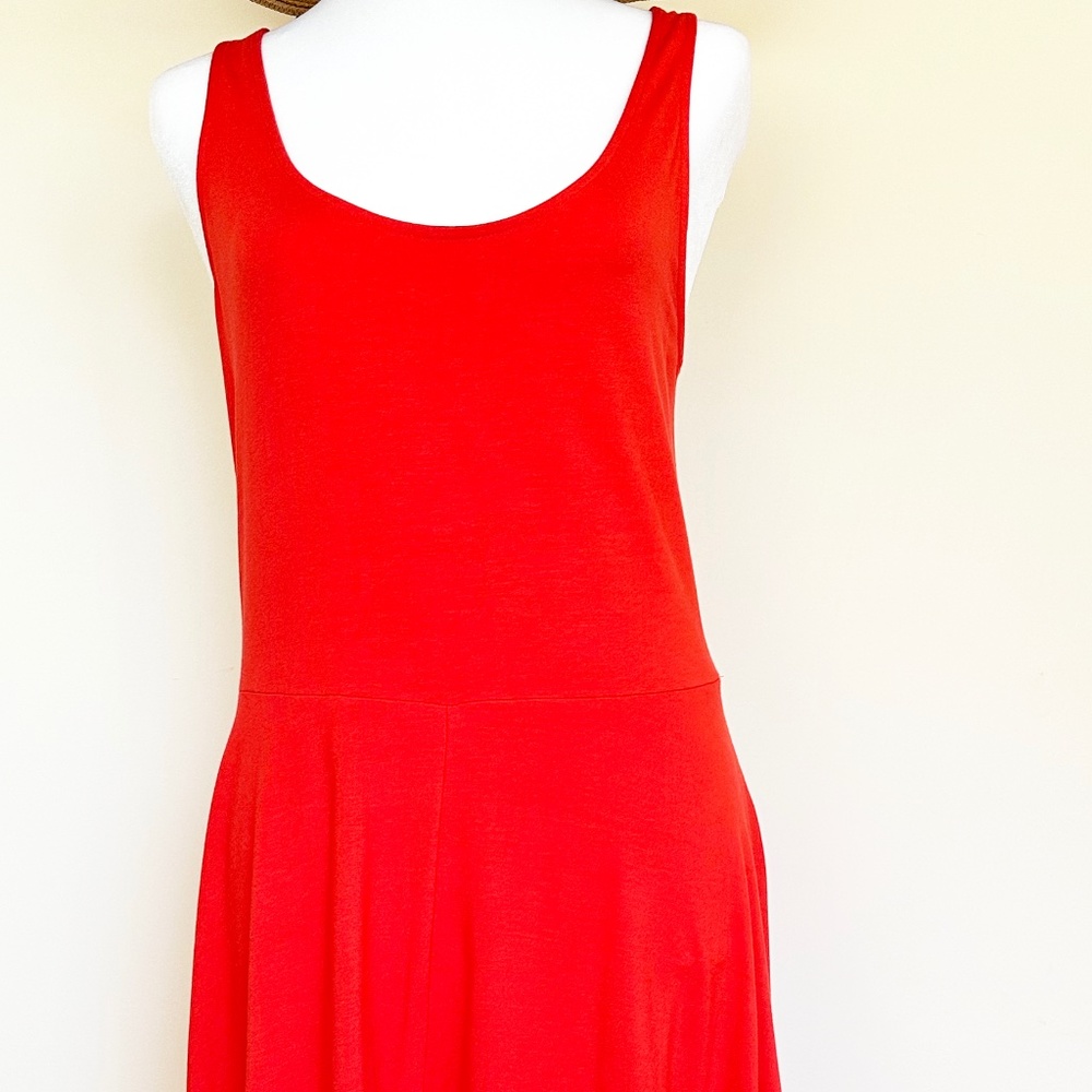 Orange Maxi Summer Dress